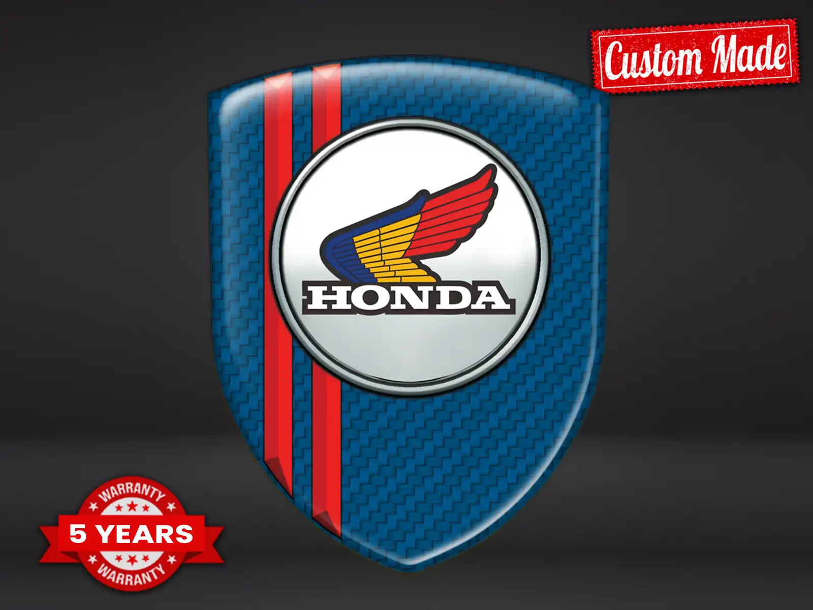 Honda Stickers Logo Auto Max Durable Design Stylé Pro